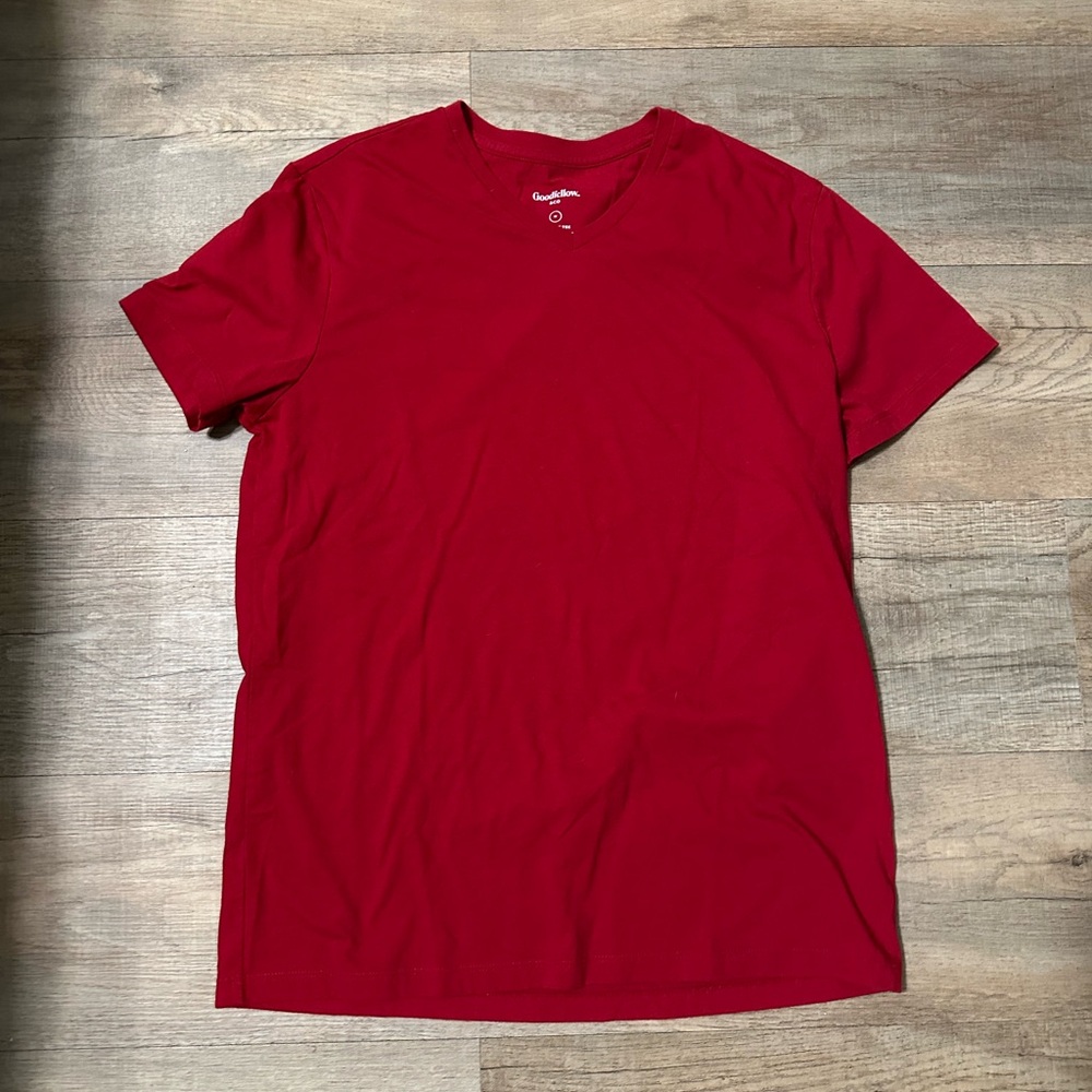 Goodfellow & Co Vibrant Red Short Sleeve Tee